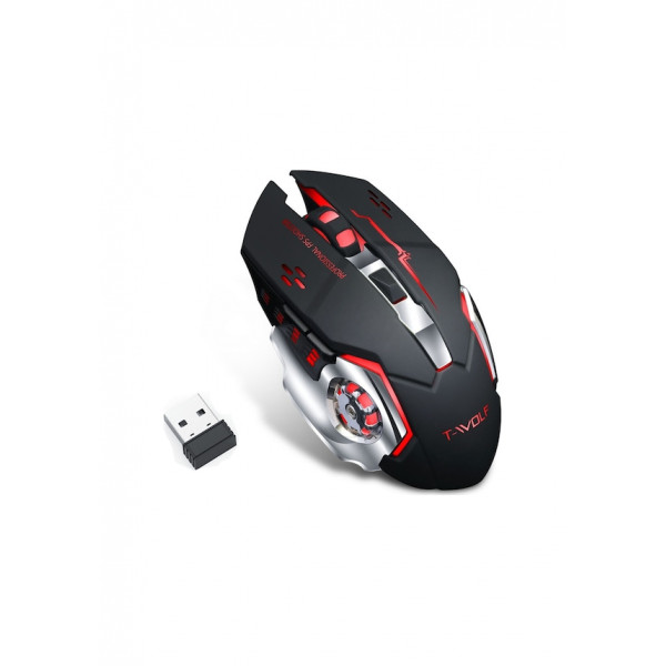 T-Wolf Q13 Kablolusuz Şarjlı RGB Oyuncu Mouse