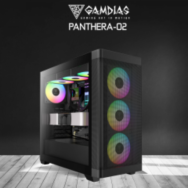 PANTHERA-02 RYZEN 7 5700X, 16Gb DDR4 Ram, 500Gb NVMe SSD, 8Gb GDDR6 RTX4060 Ekran Kartı, 2000W Kasa, Free Dos